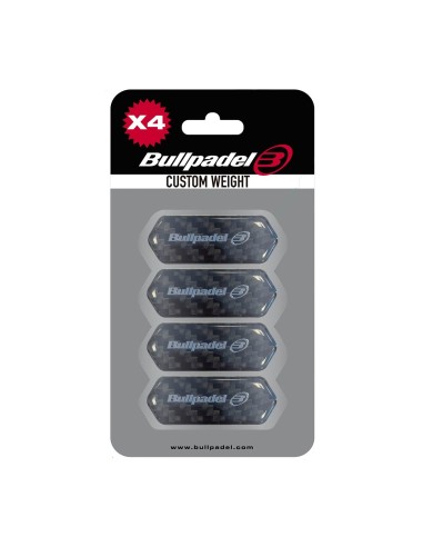 Blíster (4 UDS) Protector Bullpadel Custom Weight |BULLPADEL |Complementos pádel