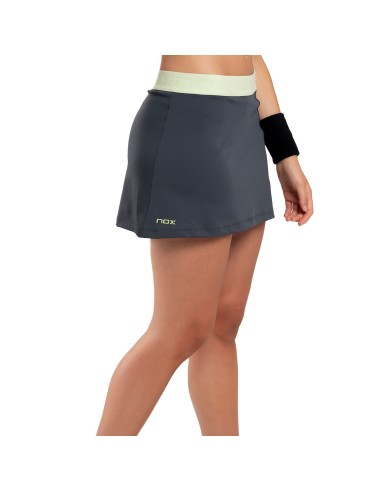 NOX PRO SKIRT CHARCOAL GRAY T24FWMFACG |NOX |Padel clothing