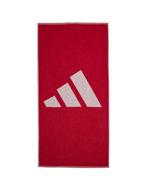 Toalla Grande Adidas 3 Barra Rojo