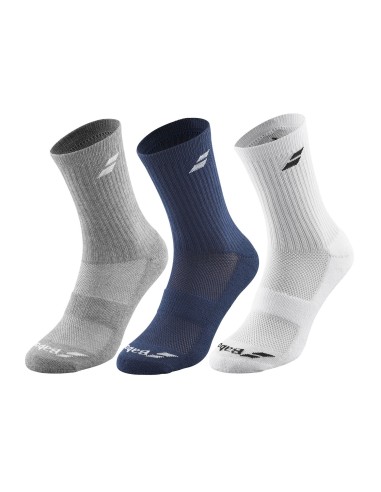 Pack 3 Pares Calcetines Babolat Junior |BABOLAT |Ropa de pádel