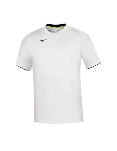 MIZUNO CORE T-SHIRT À MANCHES COURTES 32EA7002 71 BLANC/MARINE |MIZUNO |Vêtements de padel