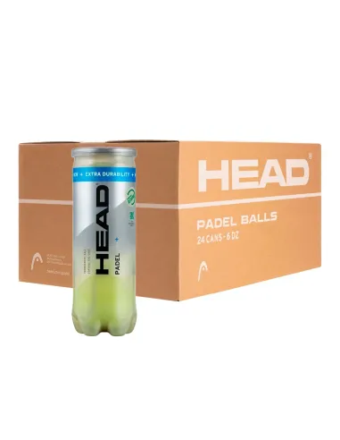 BOX OF 24 CANS OF 3 HEAD PADEL PRO BALLS + 540203 |HEAD |Paddle accessories