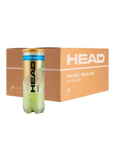 BOX OF 24 CANS OF 3 HEAD PADEL PRO S + 540303 BALLS |HEAD |Paddle accessories